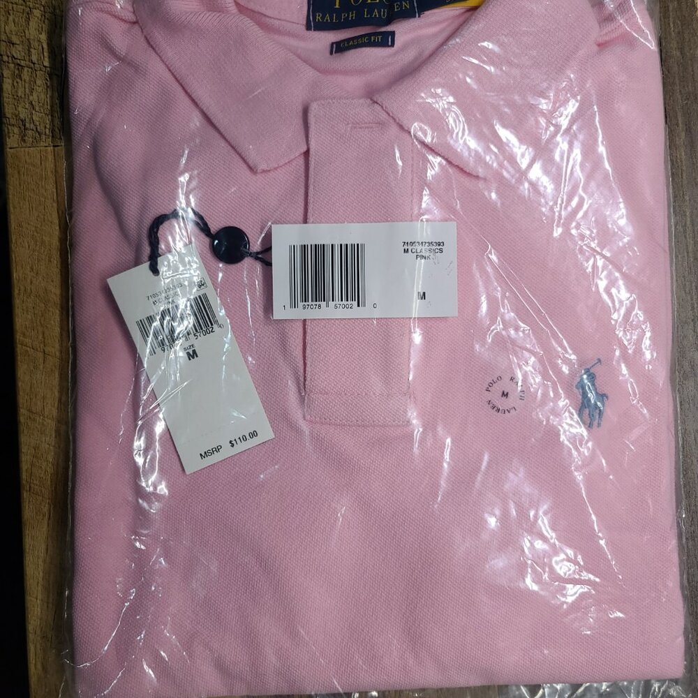 NWT Polo Ralph Lauren Mens Classic Fit Polo Shirt - Picture 6 of 6